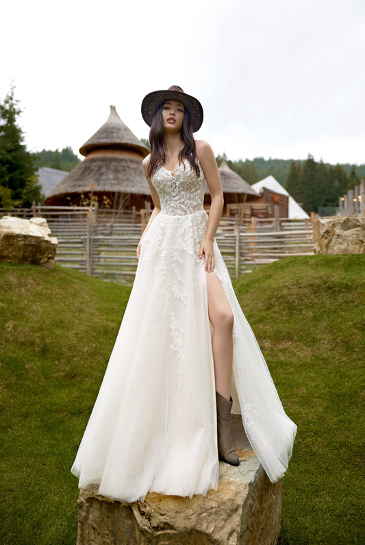 Wedding Dresses and Cowboy Boots: The Perfect Boho Match from Devotion Dresses