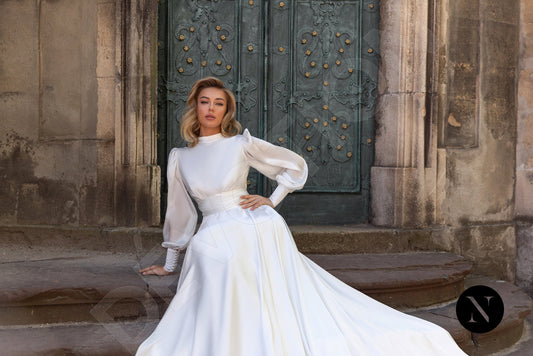 High Neckline Wedding Dresses