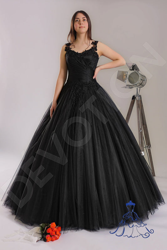 black wedding dresses