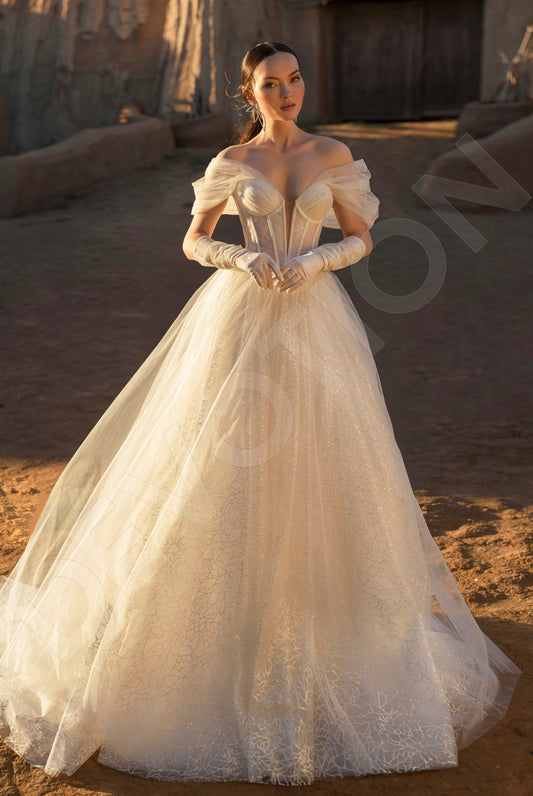 Juventa A-line Sweetheart Off White Wedding dress