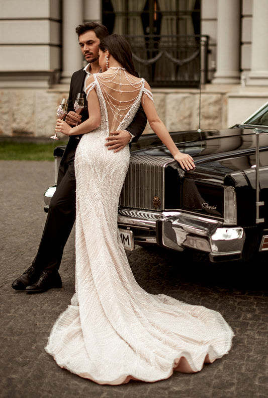 Kailey Two in One Illusion Ivory Wedding dress