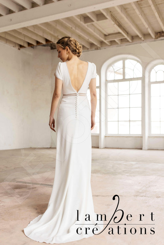 Embruns A-line V-neck Ivory Wedding dress
