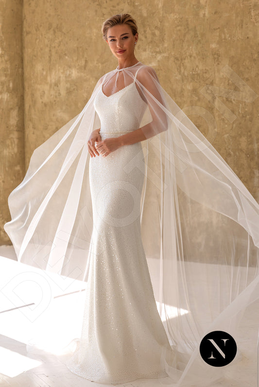 Laure Trumpet/Mermaid Sweetheart Ivory Wedding dress