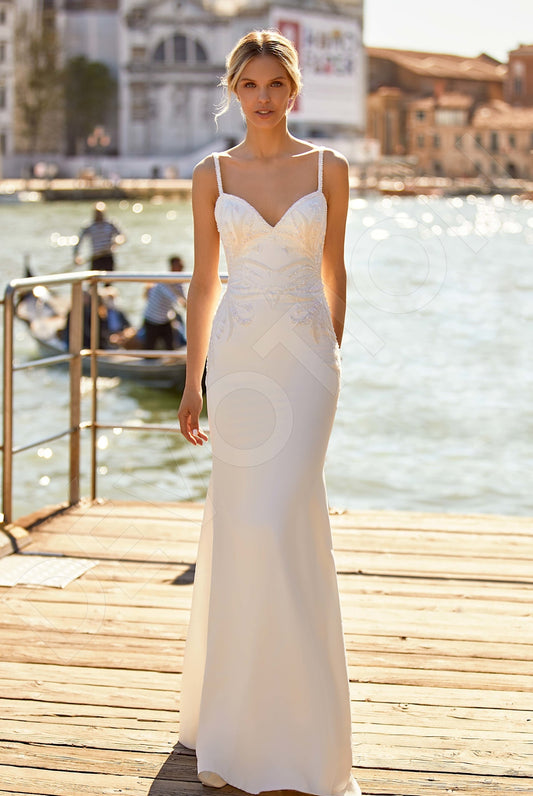 Mishella Trumpet/Mermaid Sweetheart Ivory Wedding dress