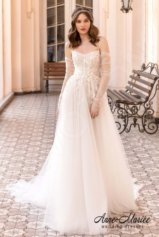 Lucile A-line Sweetheart Milk Wedding dress