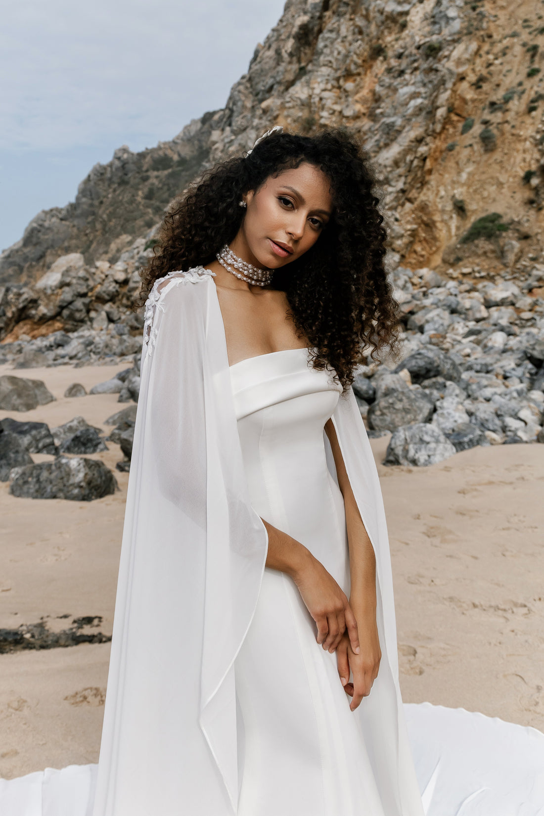 Wedding Dresses with Capes – 2025 Collection