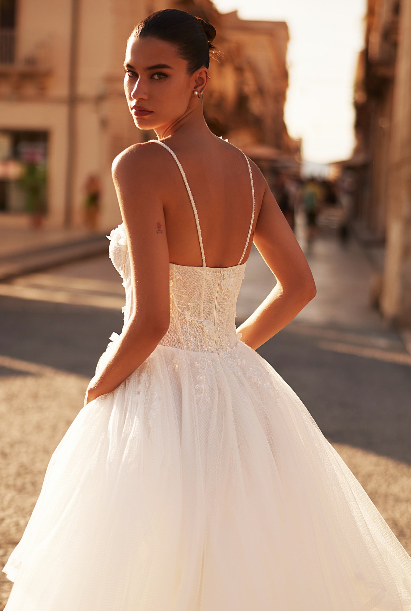 Virginia A-line Sweetheart Milk Wedding dresses