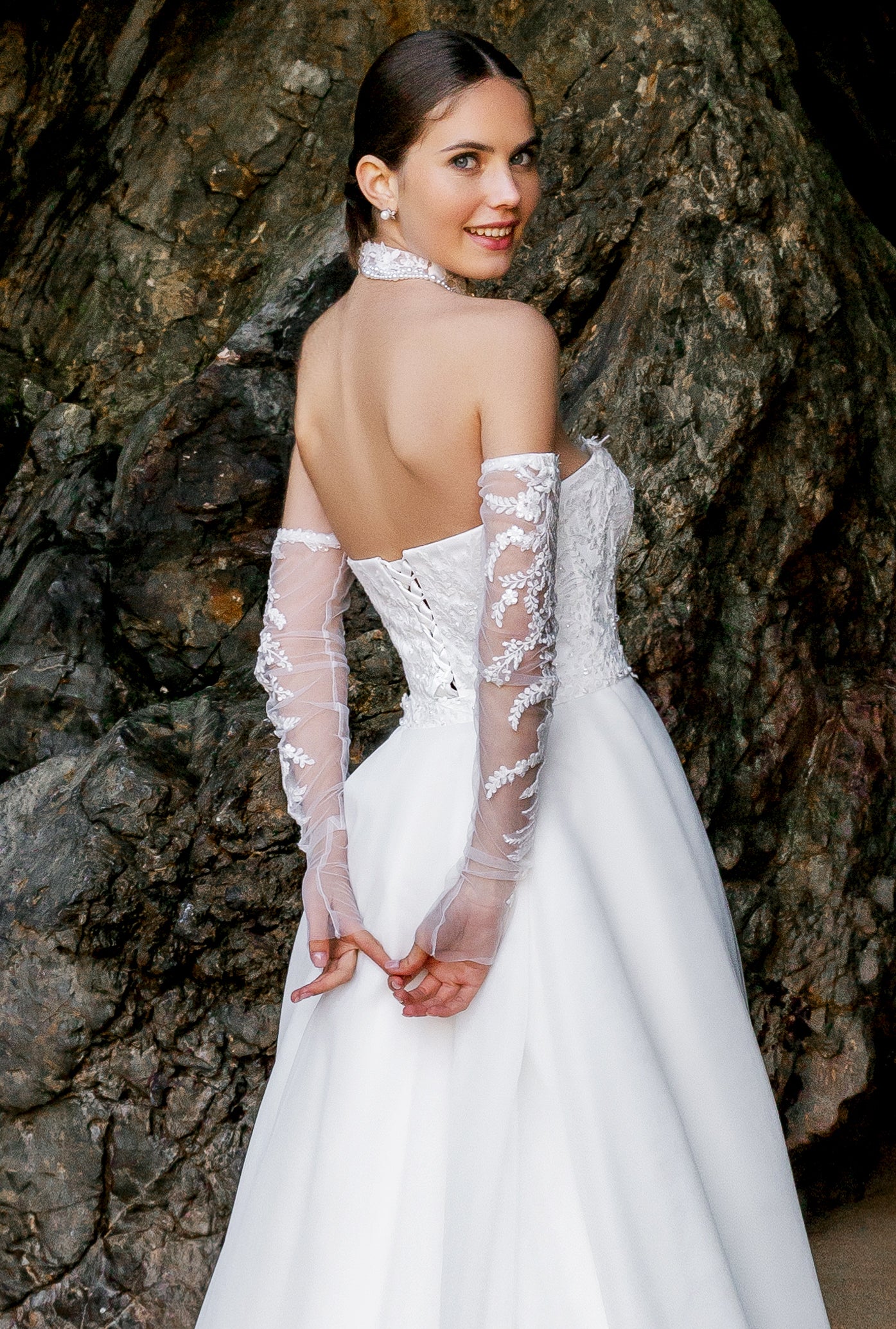 Liz Two in One Sweetheart Milk Wedding dress