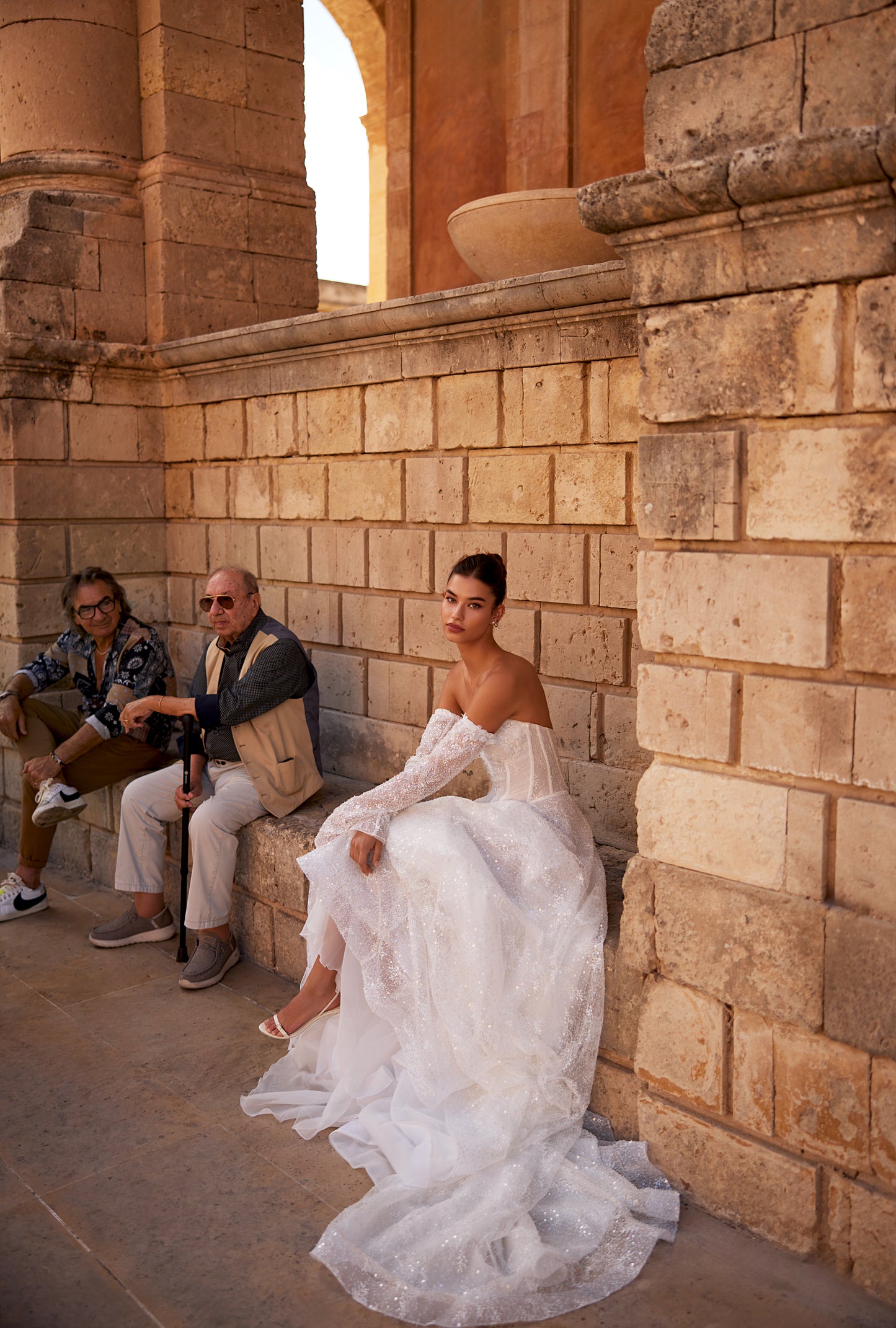 Fidella A-line Sweetheart Milk Wedding dress
