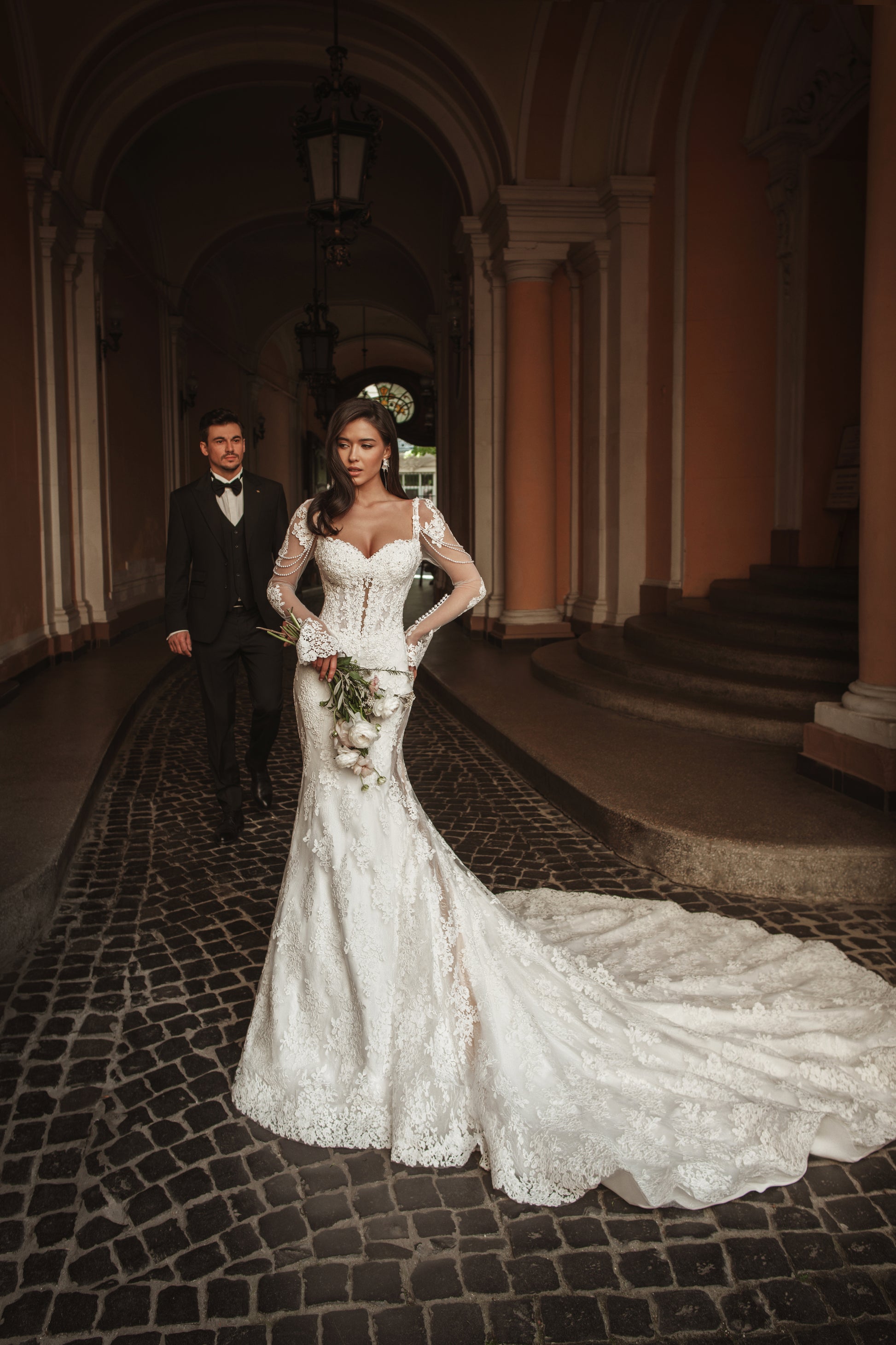 Bridgette Two in One Sweetheart Ivory Wedding dress