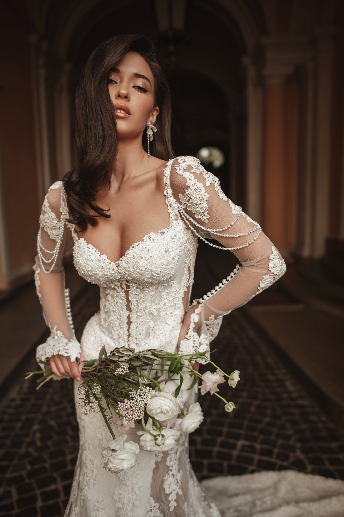 Bridgette Two in One Sweetheart Ivory Wedding dress