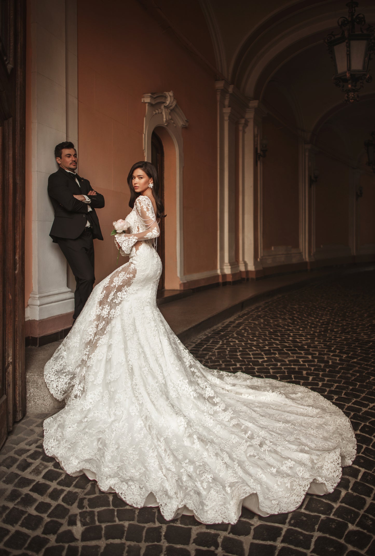 Bridgette Two in One Sweetheart Ivory Wedding dress