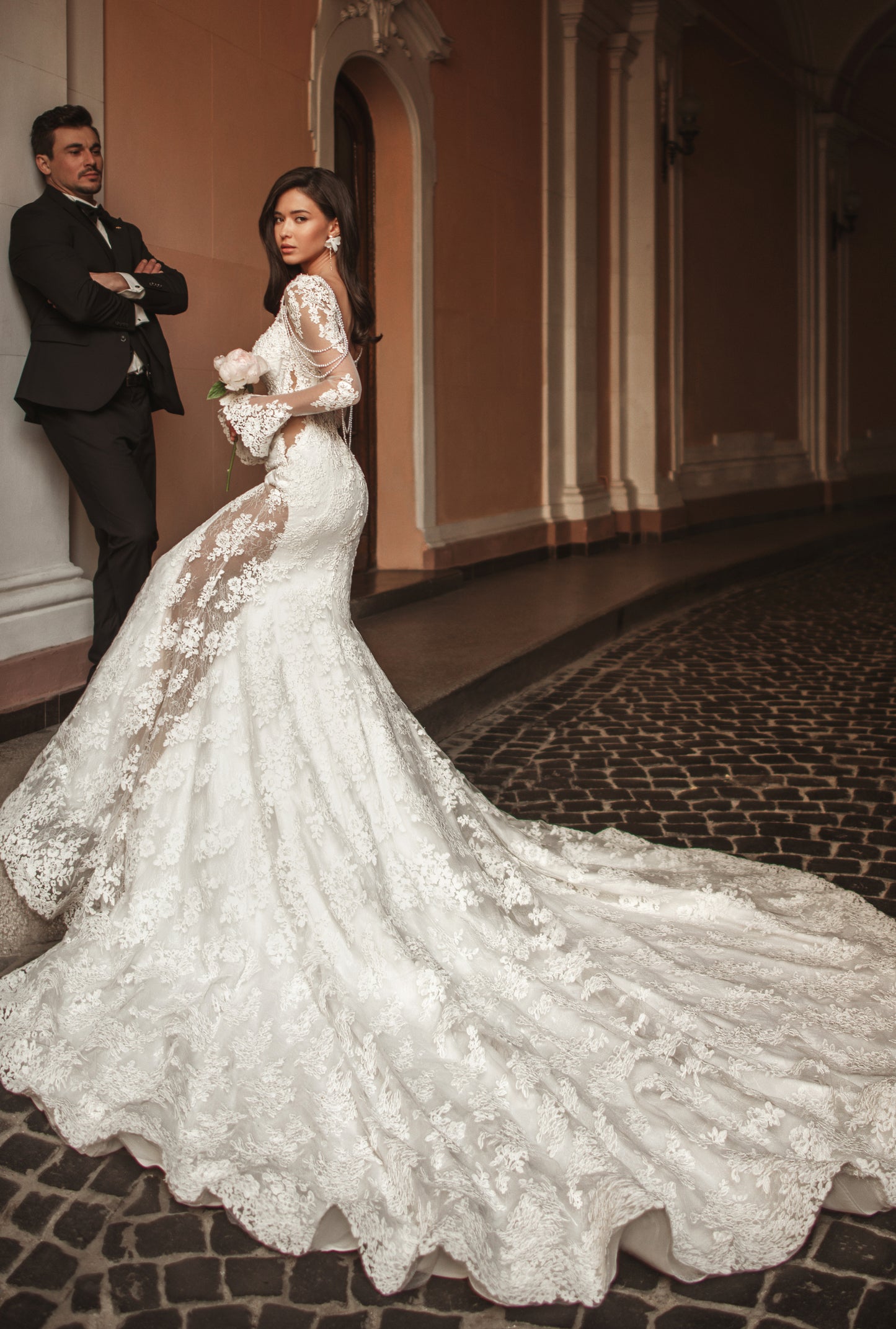 Bridgette Two in One Sweetheart Ivory Wedding dress