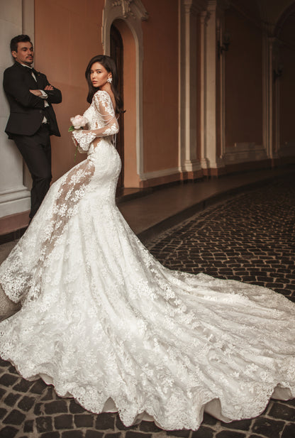 Bridgette Two in One Sweetheart Ivory Wedding dress