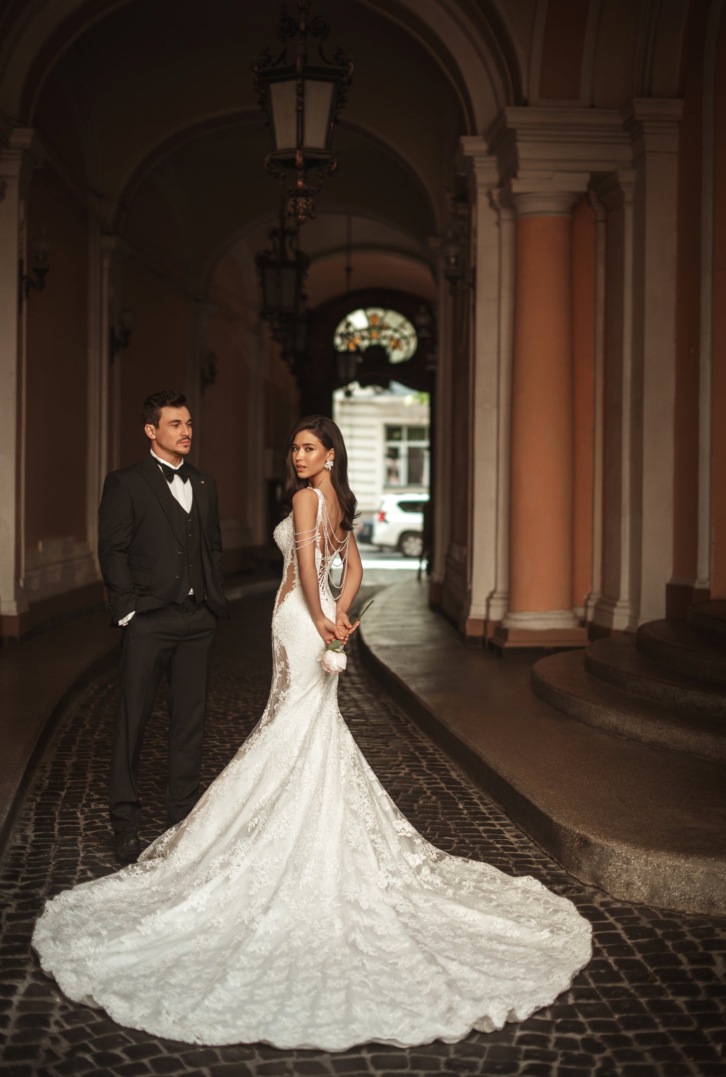 Bridgette Two in One Sweetheart Ivory Wedding dress