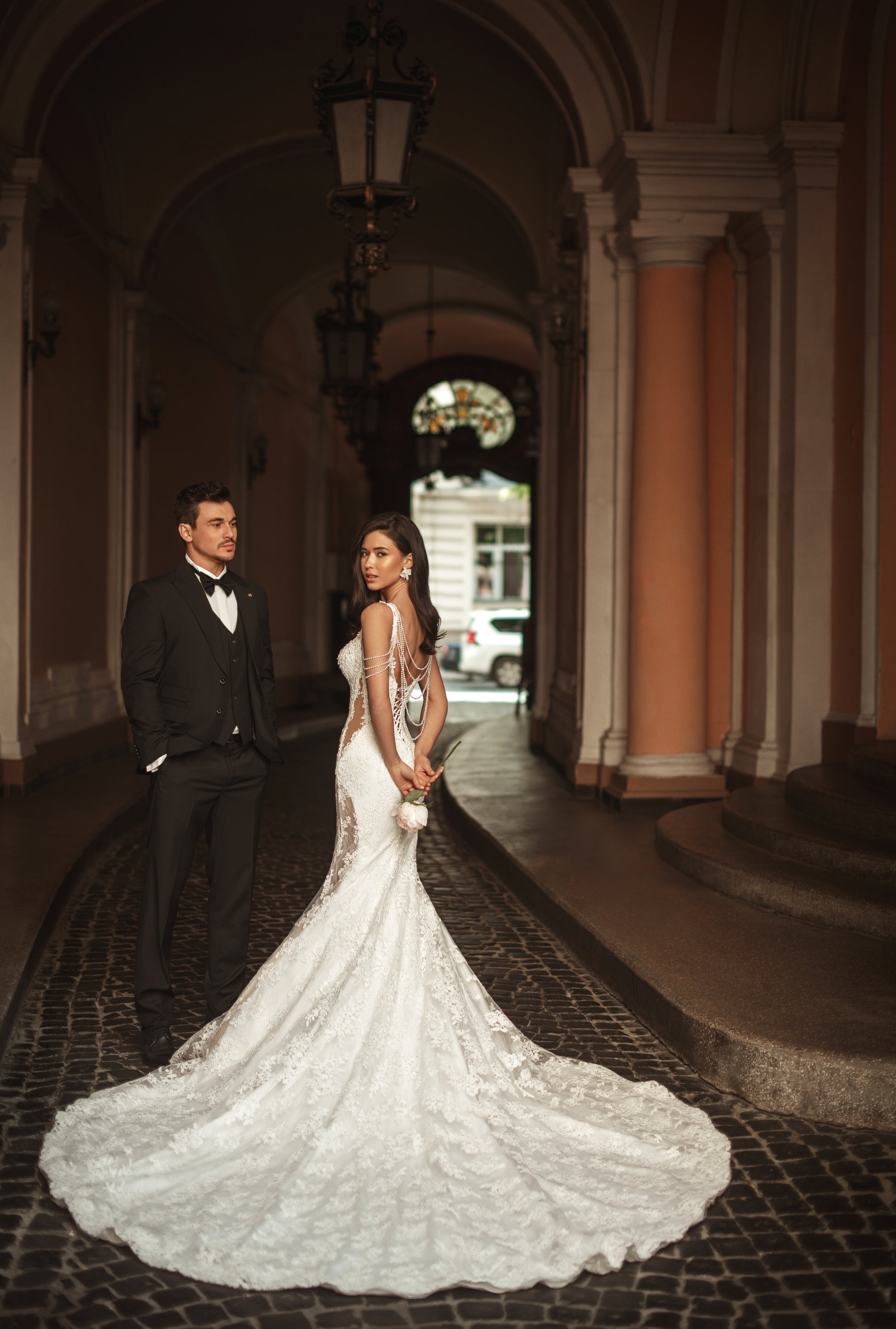 Bridgette Two in One Sweetheart Ivory Wedding dress