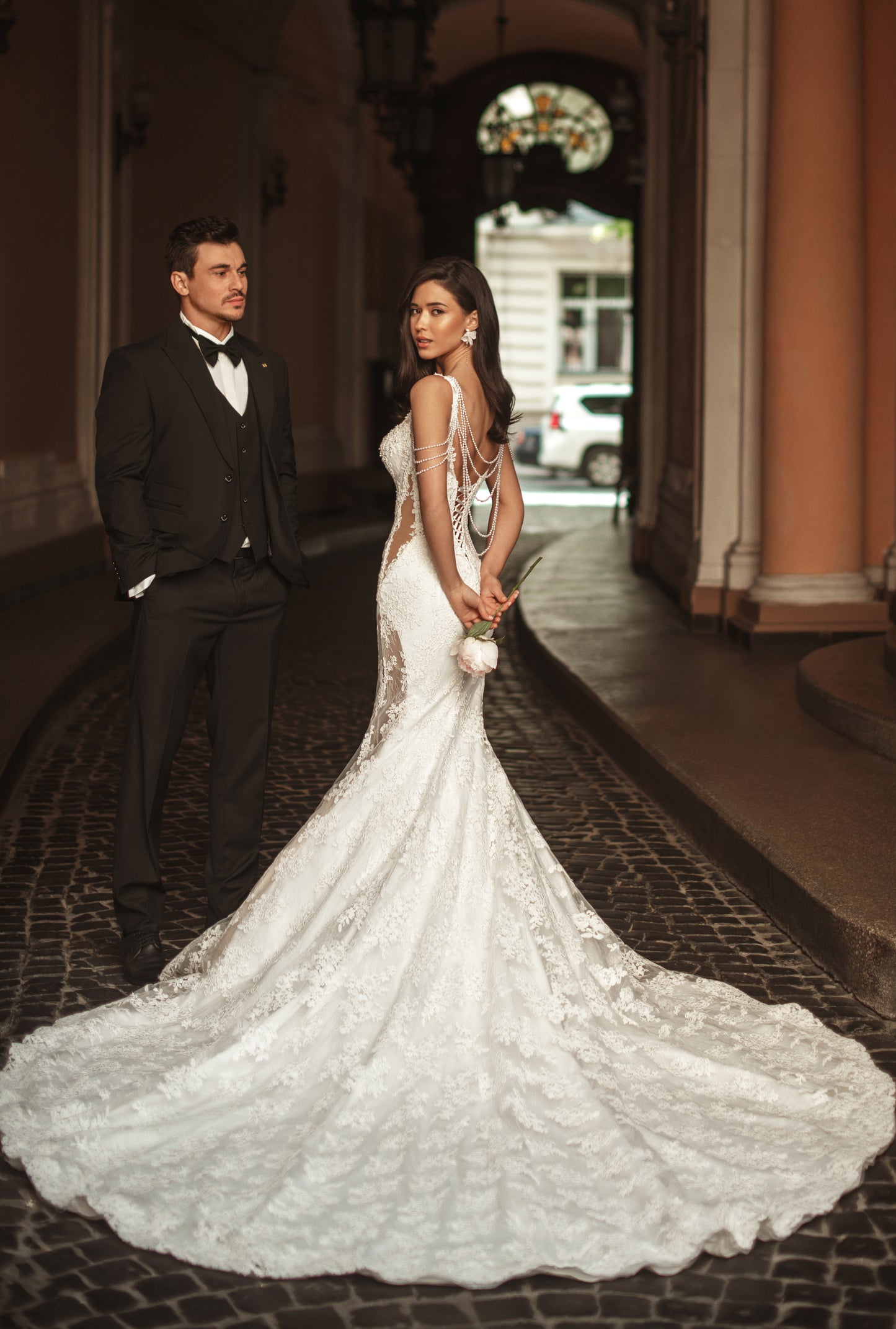 Bridgette Two in One Sweetheart Ivory Wedding dress