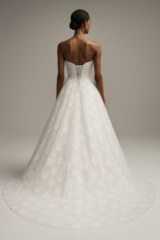 Seraphine A-line Sweetheart Milk Wedding dress