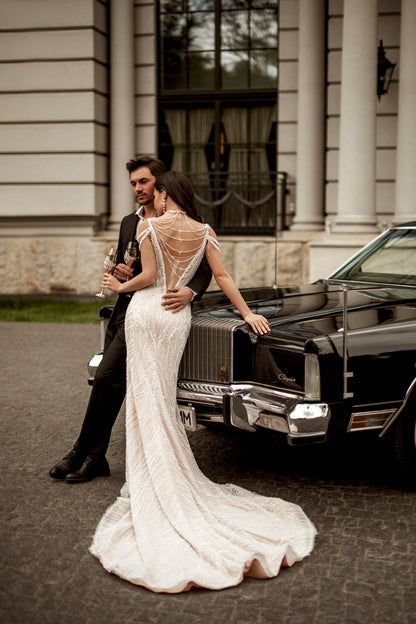 Kailey Two in One Illusion Ivory Wedding dress