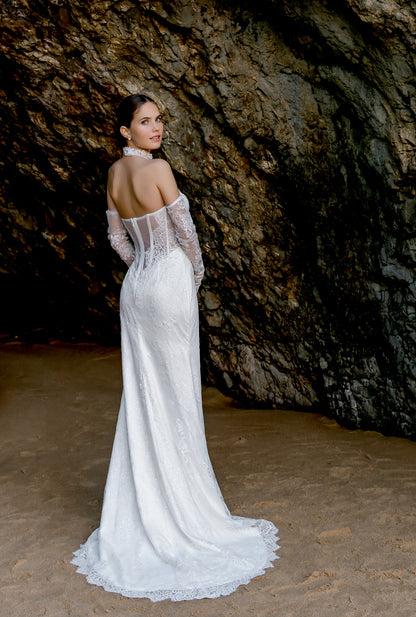 Alis Two in one Sweetheart Milk Wedding dress