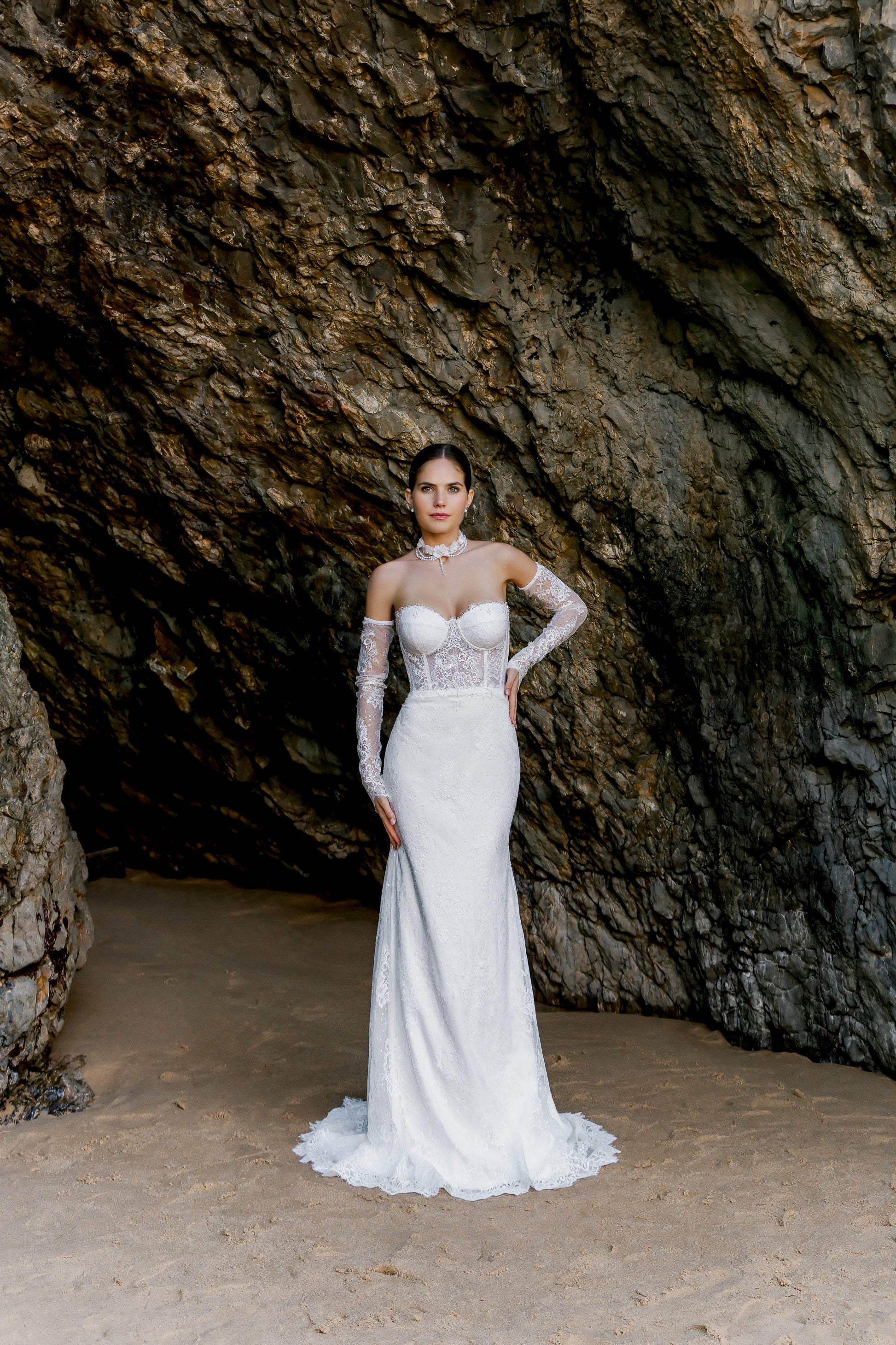 Alis Two in one Sweetheart Milk Wedding dress