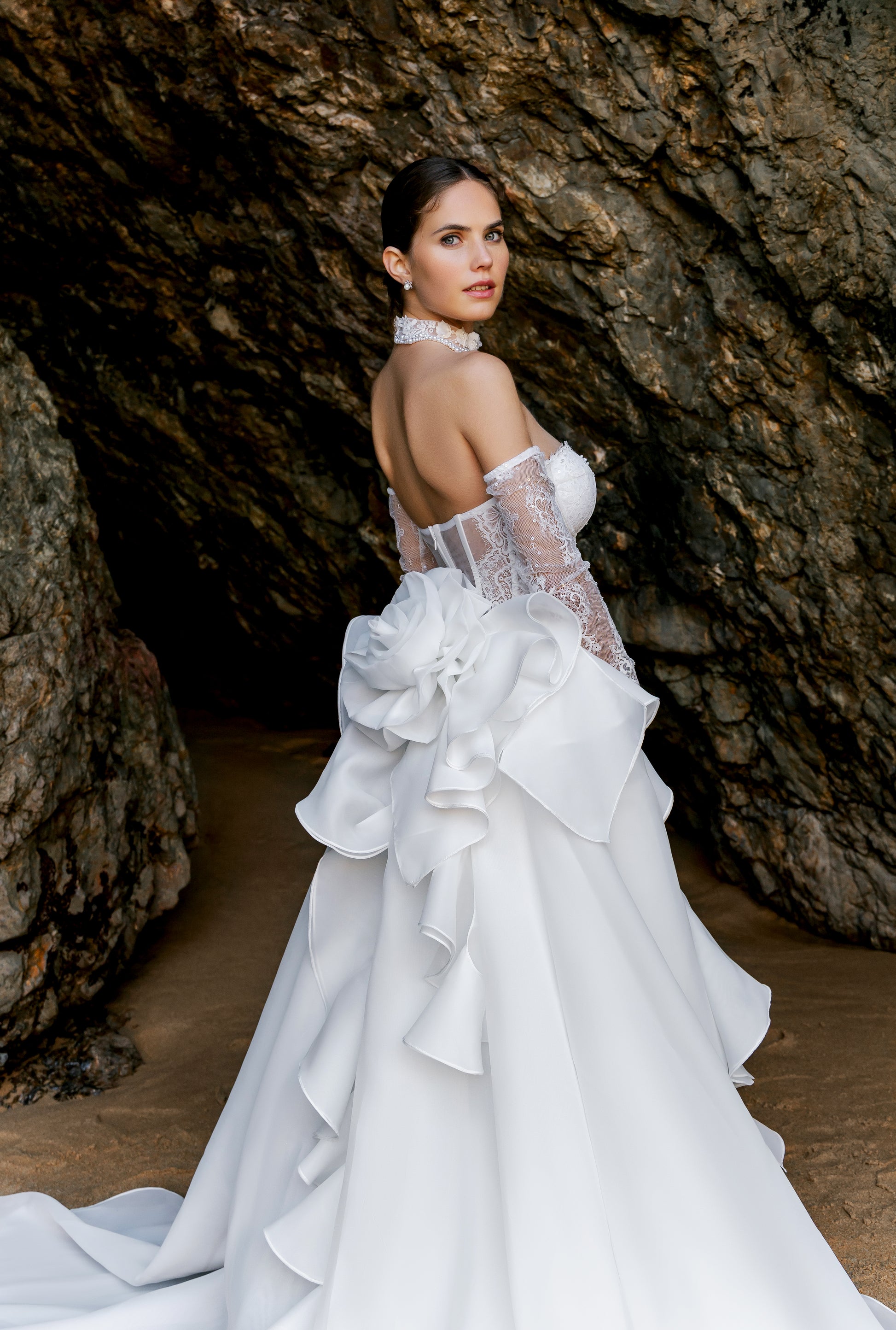 Alis Two in one Sweetheart Milk Wedding dress