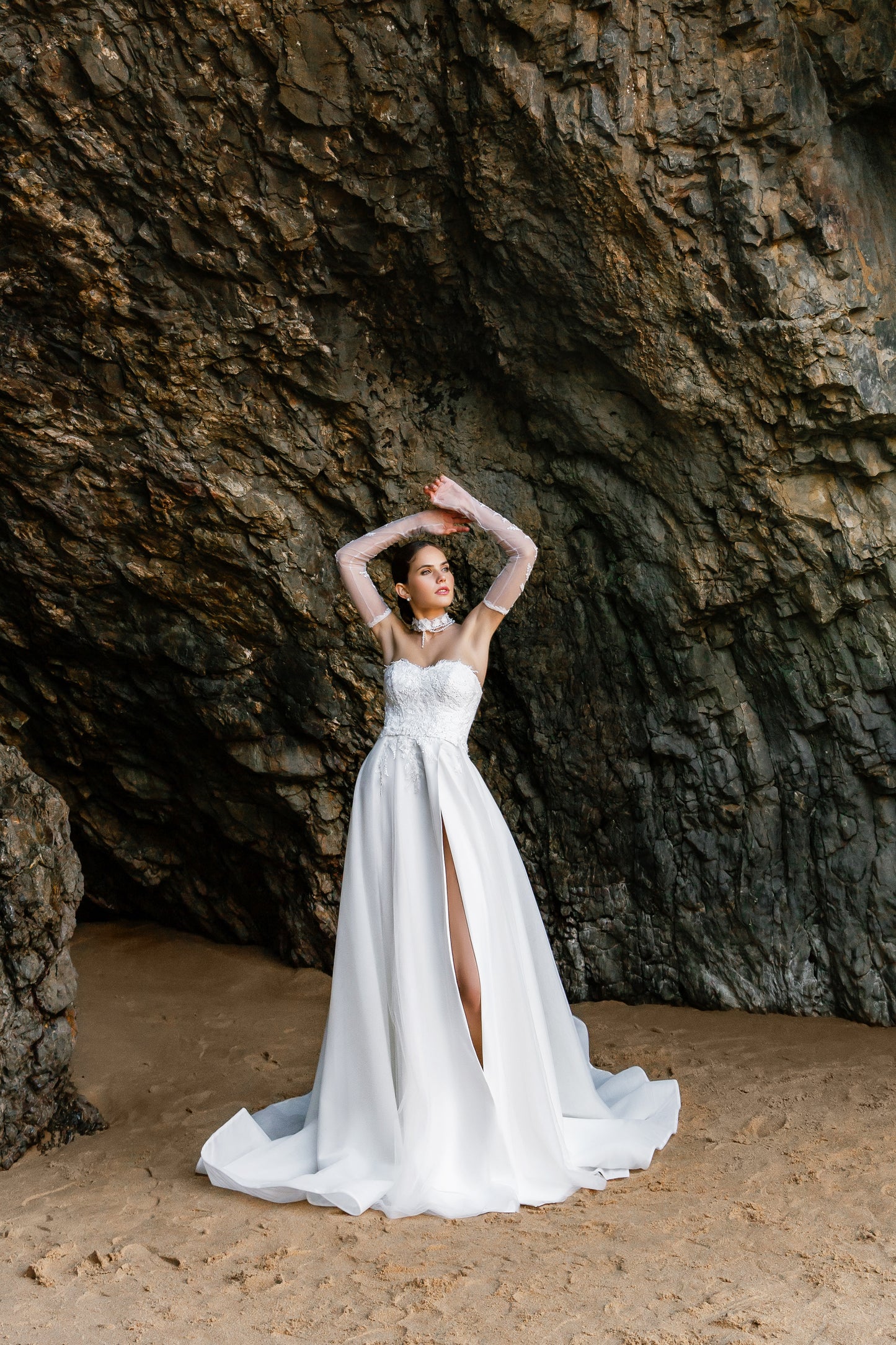 Liz Two in One Sweetheart Milk Wedding dress