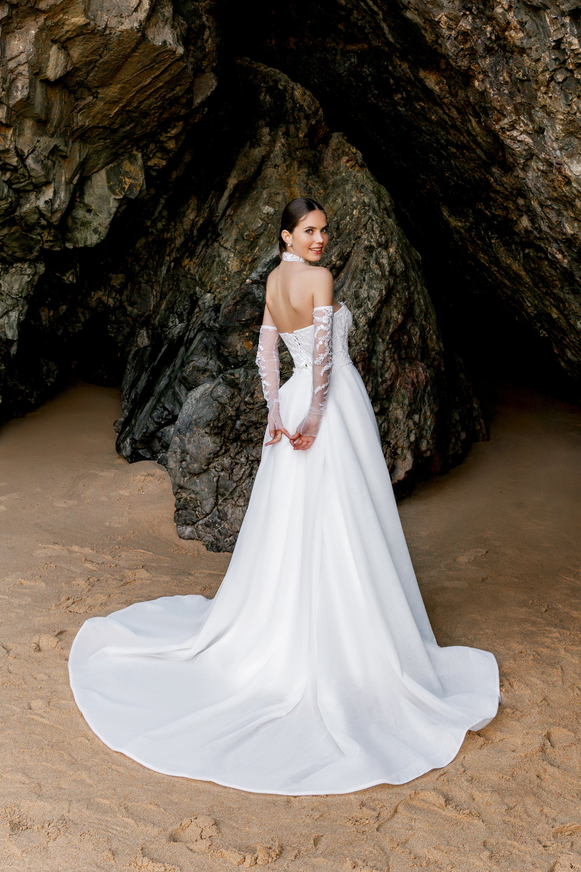 Liz Two in One Sweetheart Milk Wedding dress