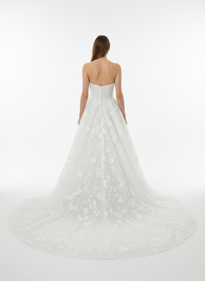 Bellamy A-line Sweetheart Milk Wedding dress