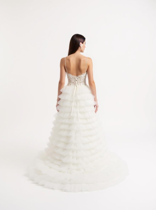 Renata A-line Sweetheart Milk Wedding dress