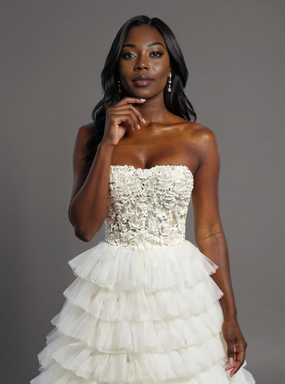 Renata A-line Sweetheart Milk Wedding dress