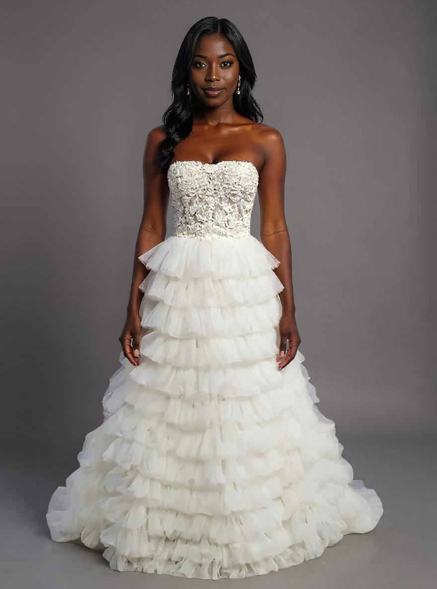 Renata A-line Sweetheart Milk Wedding dress