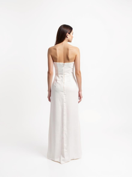 Virelia Trumpet/Mermaid Sweetheart Milk wedding dress