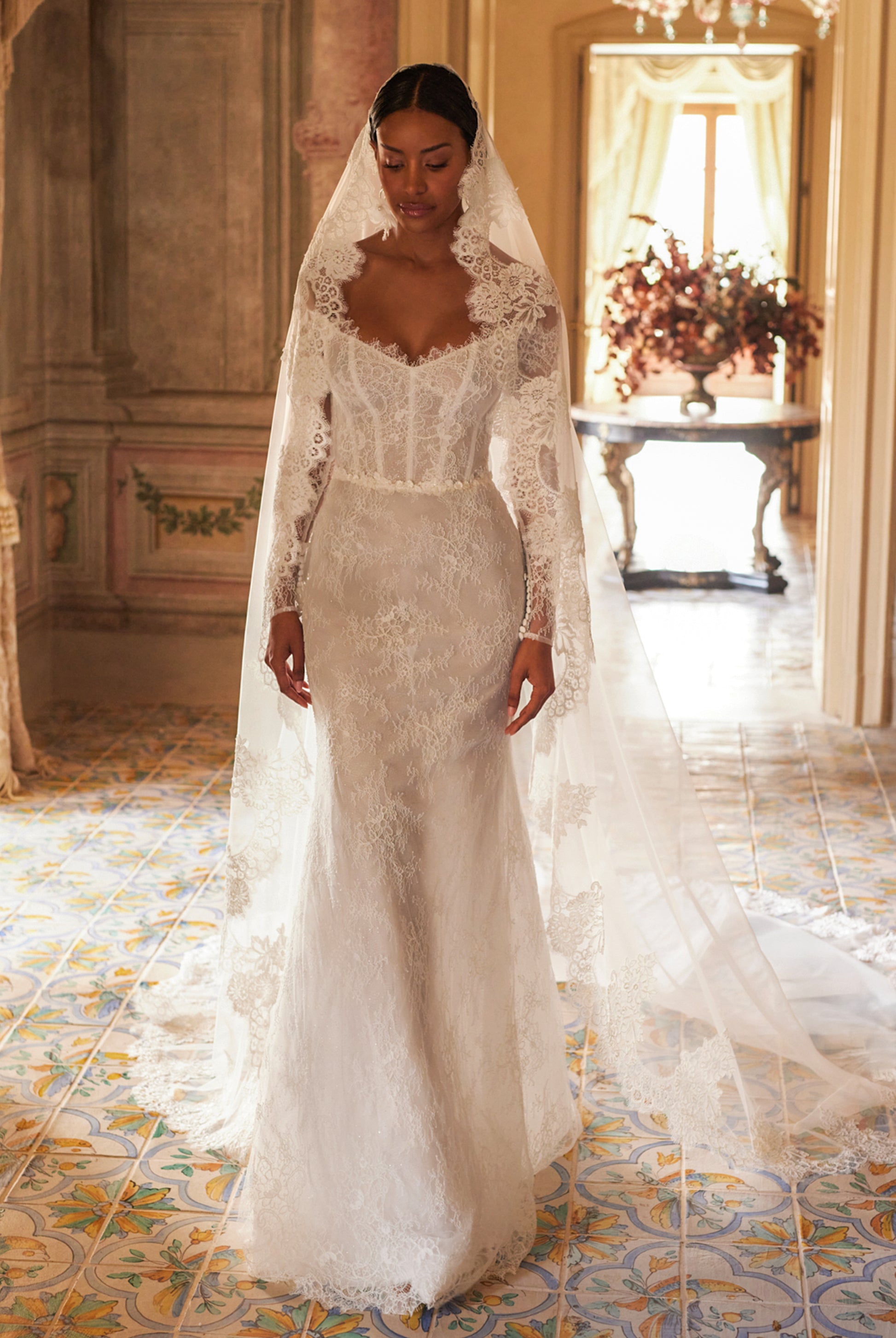Rain Trumpet/Mermaid Off Shoulder Ivory Wedding dress