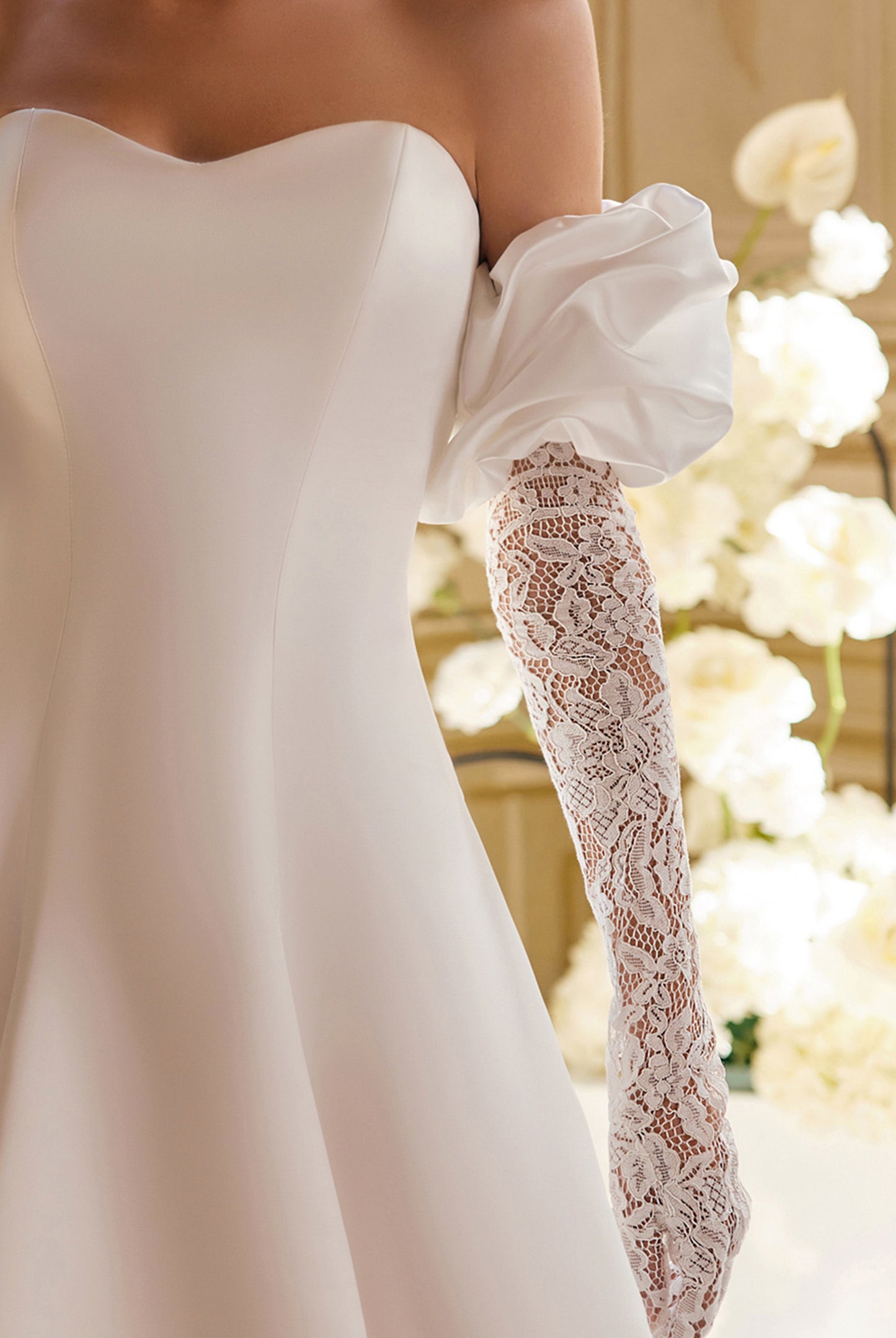 Rejchel Two in one Sweetheart Ivory Wedding dress