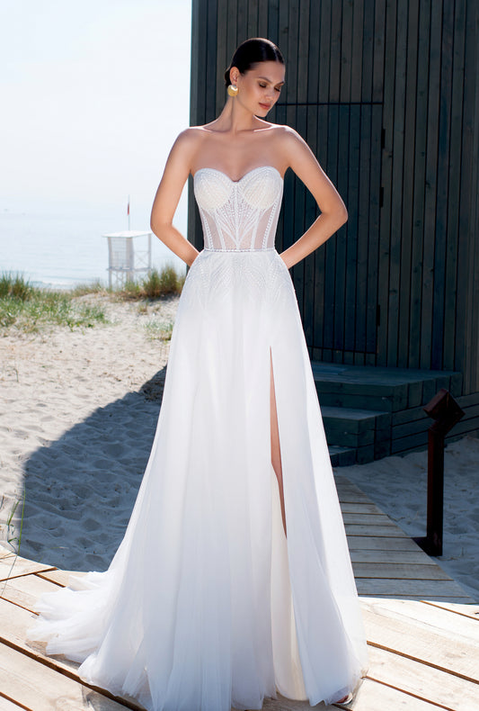 Fontea Two in one Sweetheart Off White Wedding dress