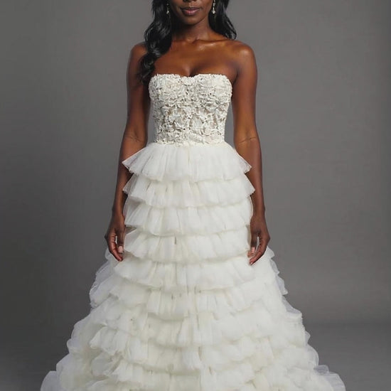 Renata A-line Sweetheart Milk Wedding dress
