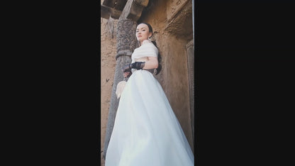 Branta A-line Sweetheart Off White Wedding dress