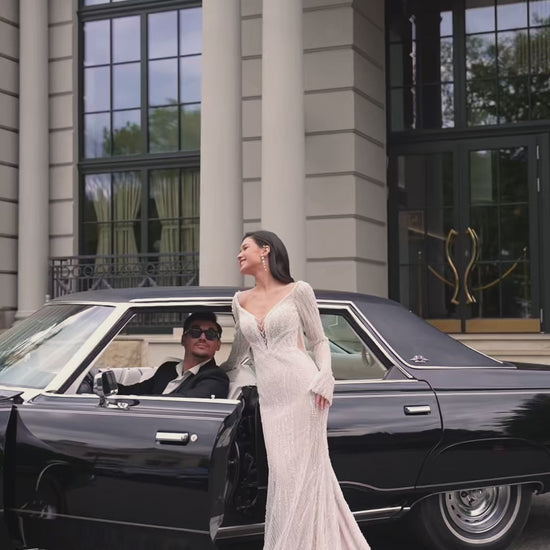 Kailey Two in One Illusion Ivory Wedding dress