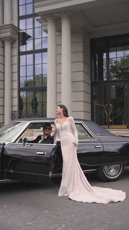 Kailey Two in One Illusion Ivory Wedding dress