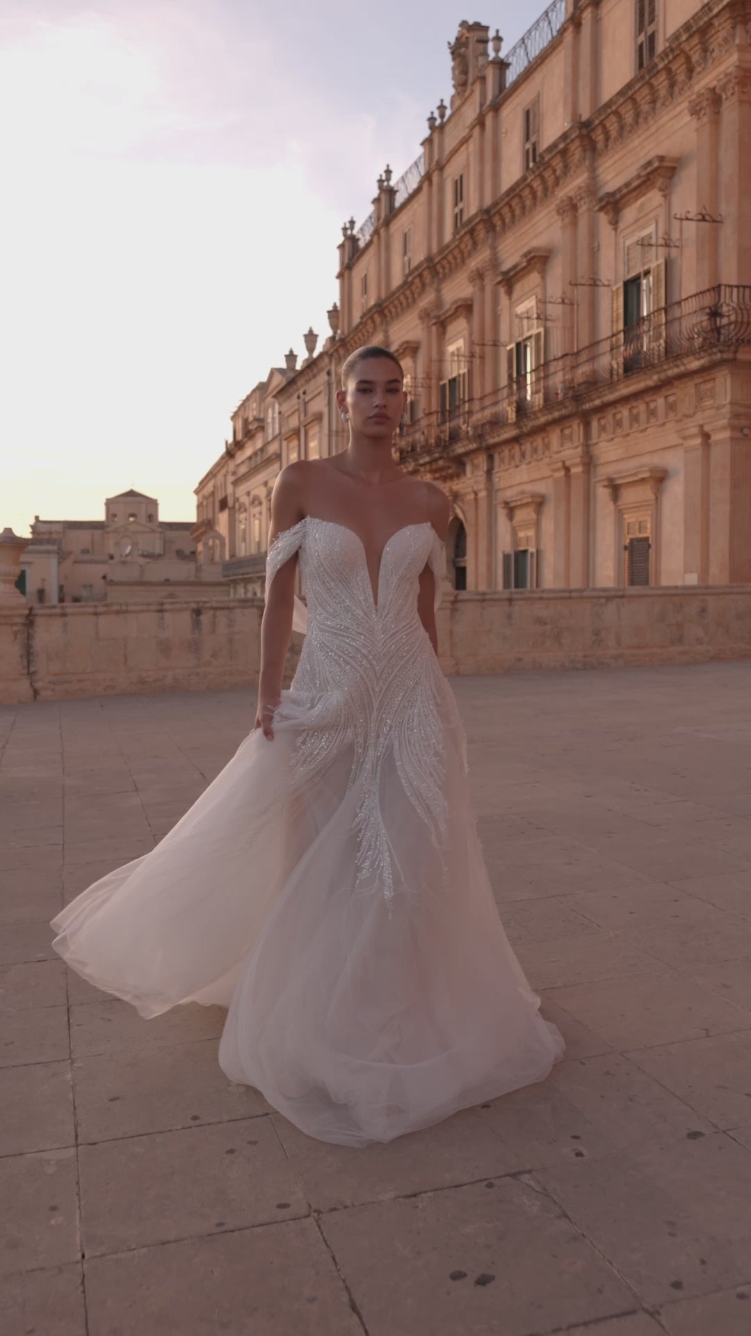 Everlain A-line Illusion Milk Wedding dress video