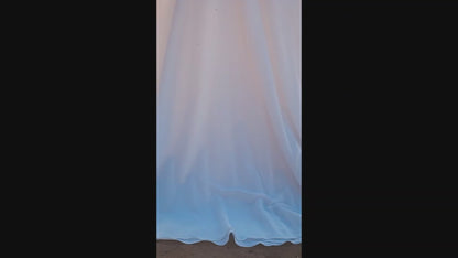 Samali A-Line High Neck Off White Wedding dress