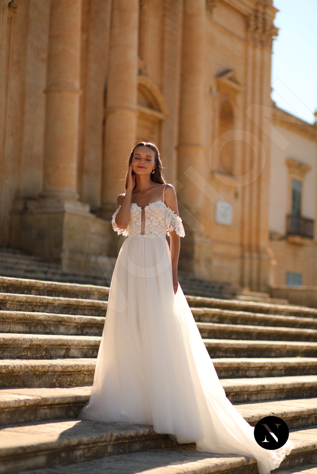 Lolla A-line Sweetheart Ivory Wedding dress 7