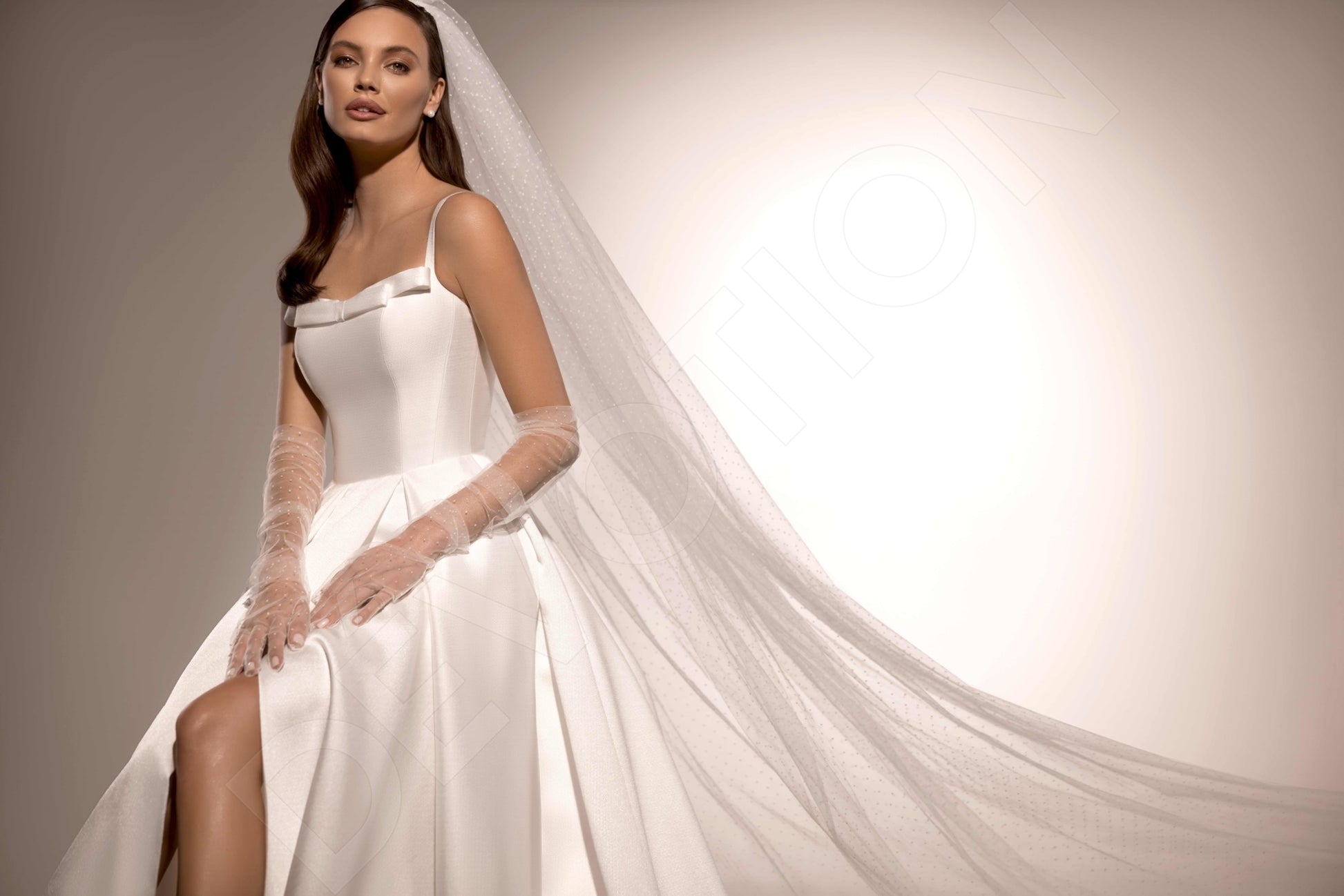 Tillie A-line Sweetheart Ivory Wedding dress