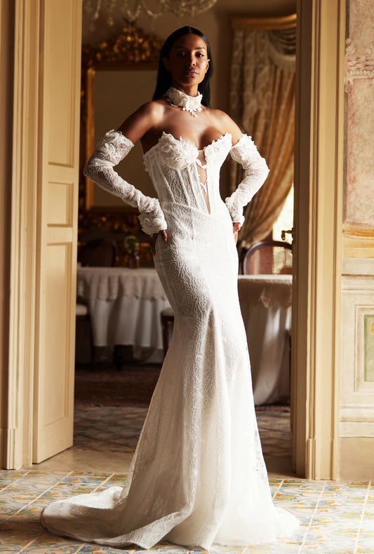 Freya Two in one Sweetheart Ivory Wedding dress