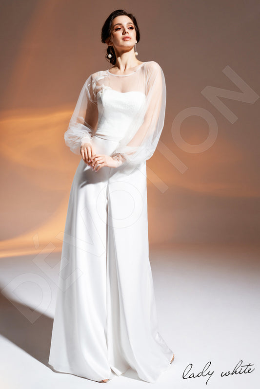 Kherpi Pants Jewel Ivory Wedding dress