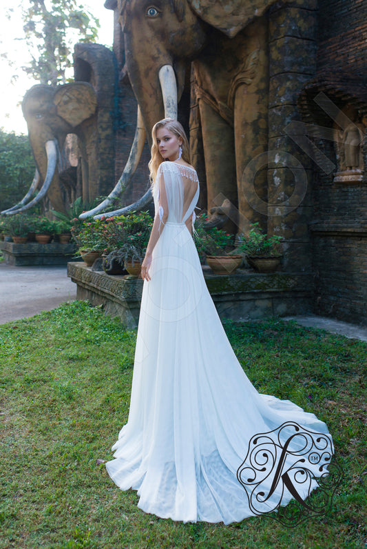 Anvil A-line Sweetheart Milk Wedding dress