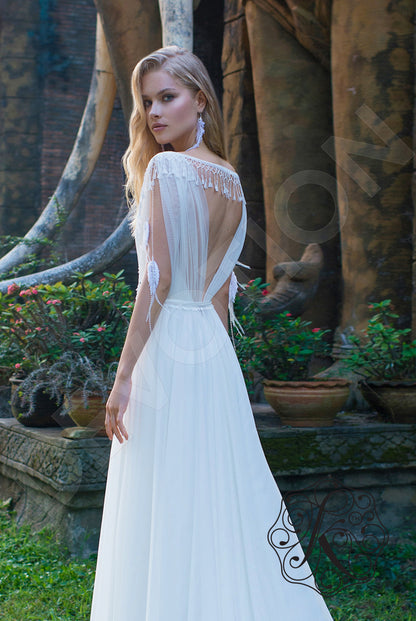 Anvil Open back A-line Straps Wedding Dress 7