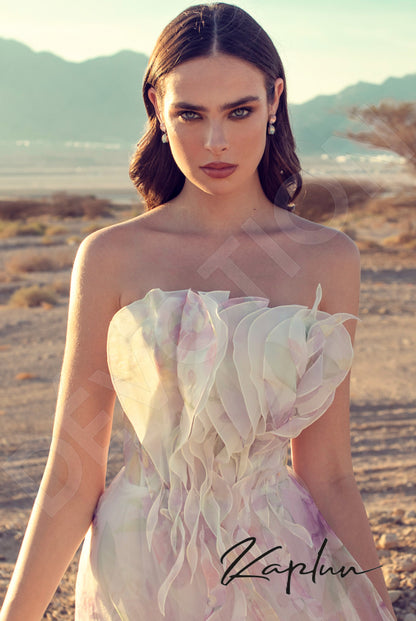 Valenta Open back A-line Strapless Wedding Dress 2