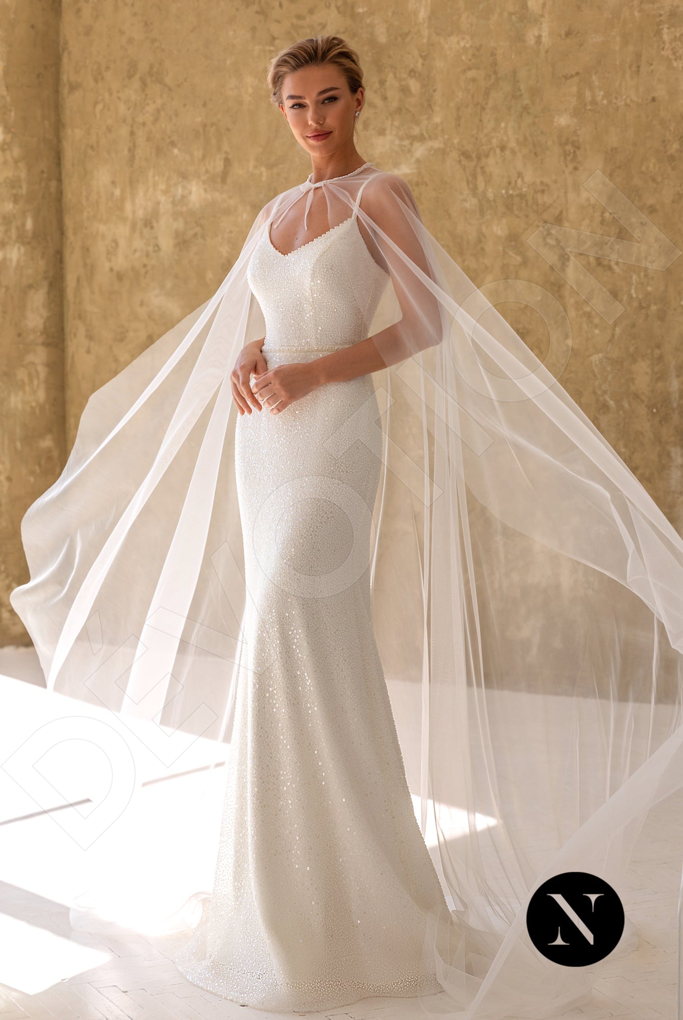 Laure Trumpet/Mermaid Sweetheart Ivory Wedding dress